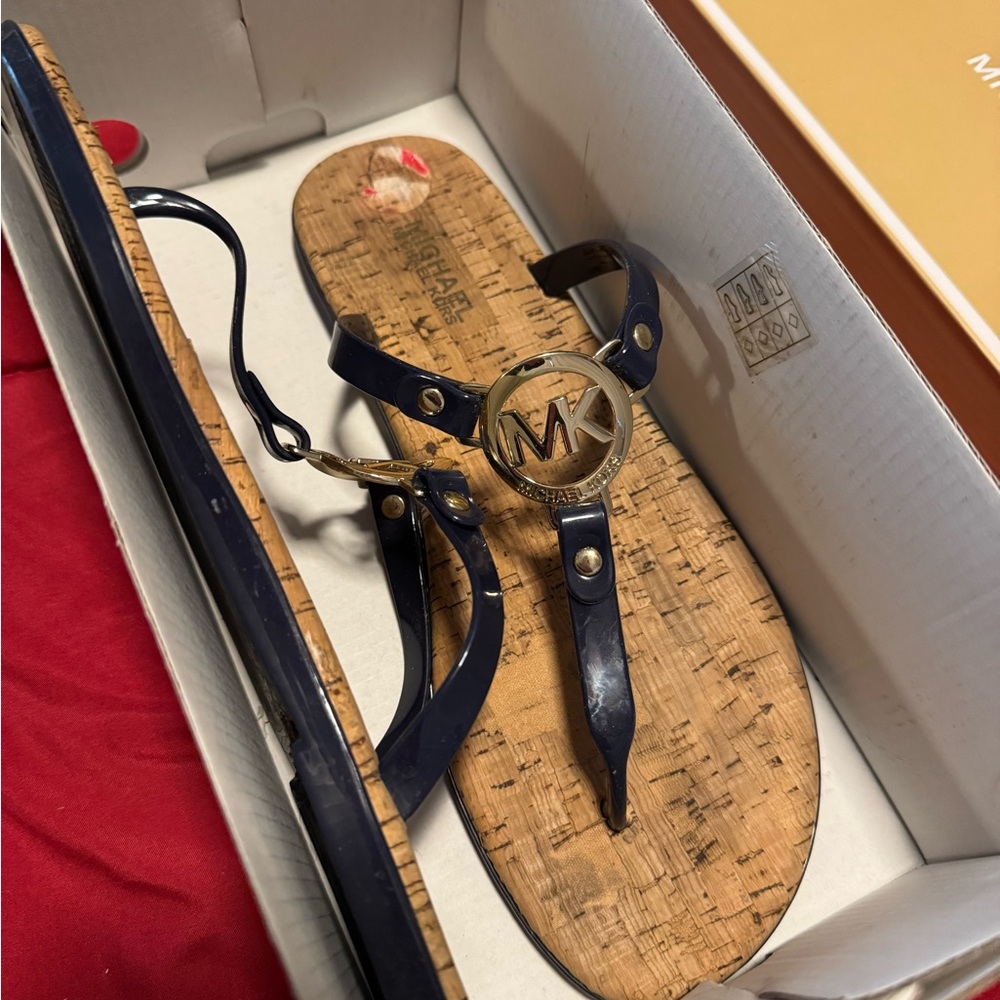 Michael Kors Navy Sandals